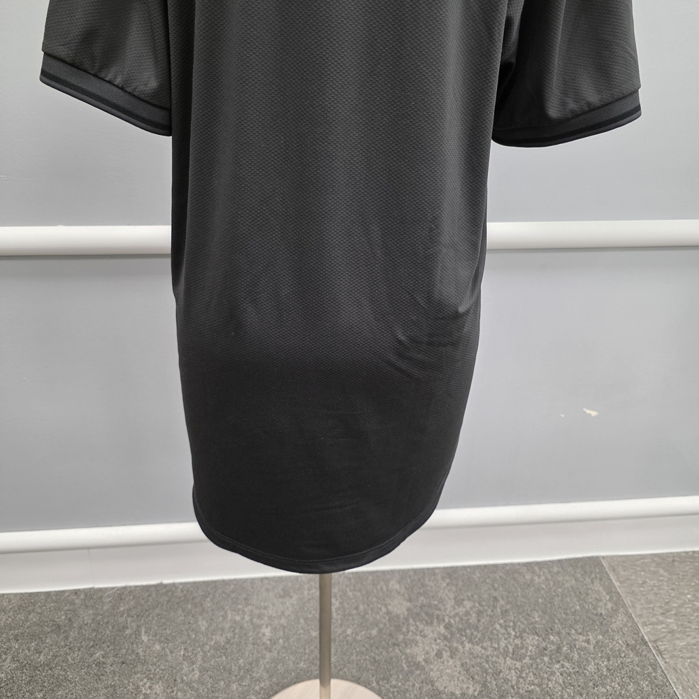 BYLT Basics Ringer Performance Black Polo Shirt - Picture 7 of 9